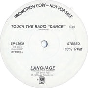 Language (4) : Touch The Radio "Dance" (12", Promo)