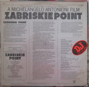 Various : Music From The Motion Picture Sound Track Zabriskie Point (LP, Comp, Promo, Yel)