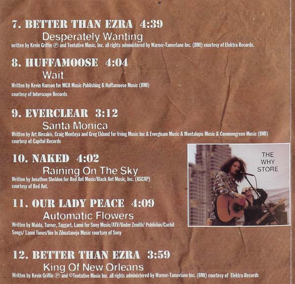 Various : WGRD 97.9 Bootleg '98 (CD)