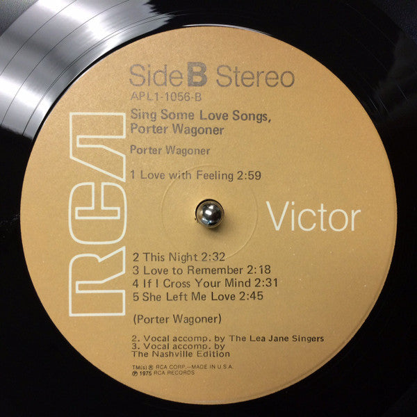 Porter Wagoner : Sing Some Love Songs, Porter Wagoner (LP, Album, Ind)