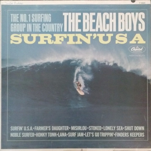 The Beach Boys : Surfin' U.S.A. (LP, Album, Mono, Scr)