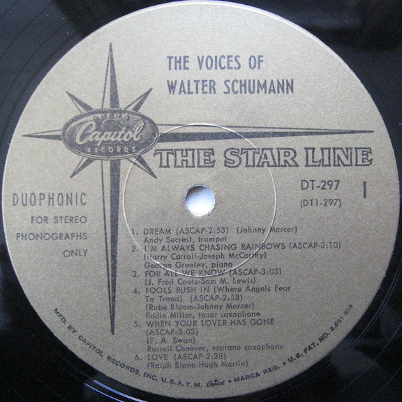 The Voices Of Walter Schumann : The Voices Of Walter Schumann (LP, RE)