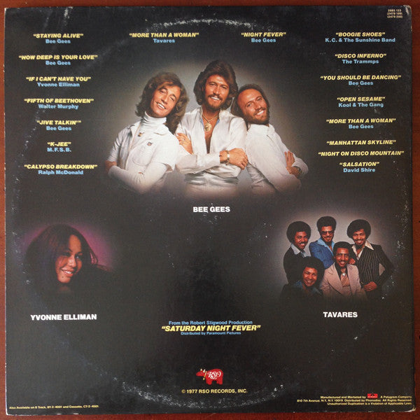 Various : Saturday Night Fever (The Original Movie Sound Track) (2xLP, Album, Comp, San)