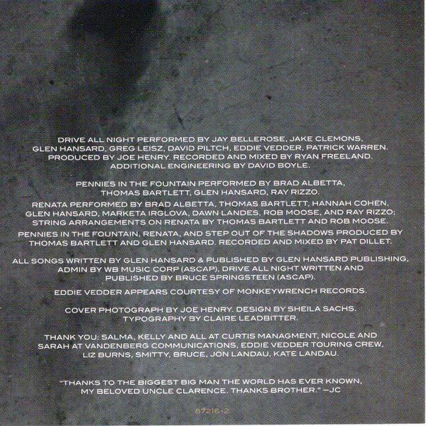 Glen Hansard : Drive All Night (CD, EP)