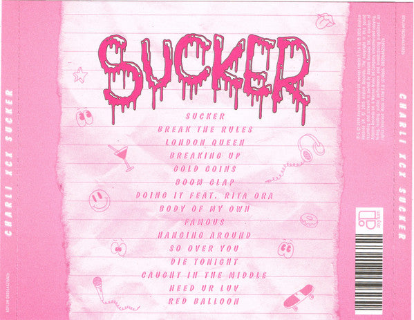 Charli XCX : Sucker (CD, Album)