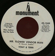 Tony & Terri* : Mr. Flower Vendor Man (7", Promo)