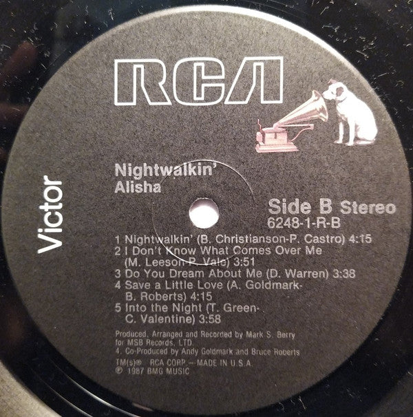 Alisha : Nightwalkin' (LP, Album)