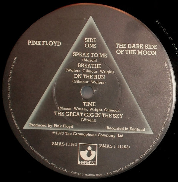 Pink Floyd : The Dark Side Of The Moon (LP, Album, RE, Jac)