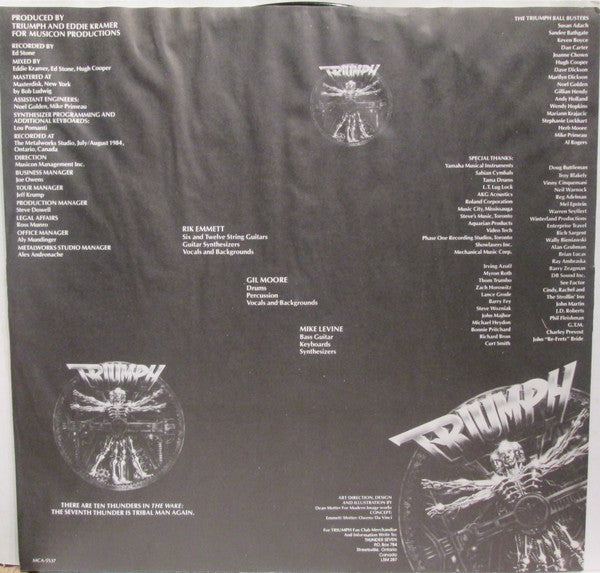 Triumph (2) : Thunder Seven (LP, Album, Club, RCA)