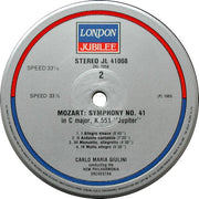 Wolfgang Amadeus Mozart, Carlo Maria Giulini, New Philharmonia Orchestra : Symphony No. 40 In G Minor, K. 550 / Symphony No. 41 In C Major, K. 551 ‘Jupiter’ (LP, RE)