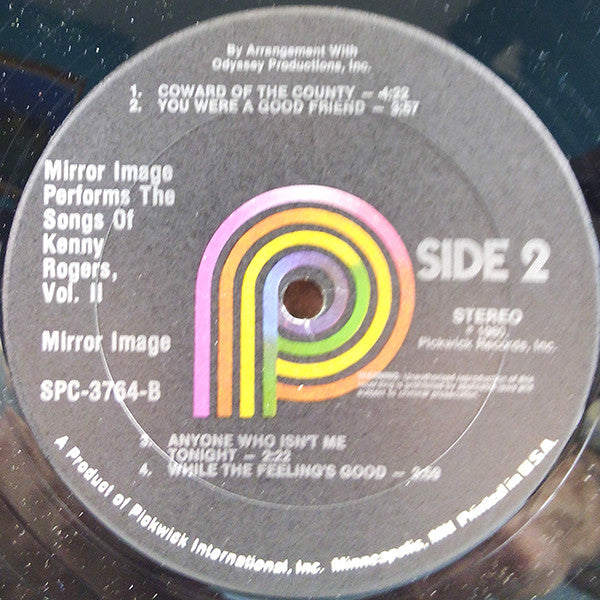 Mirror Image (4) : Performs The Songs Of Kenny Rogers Vol. 2 (LP, Album)
