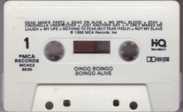 Oingo Boingo : Boingo Alive (Celebration Of A Decade 1979–1988) (Cass, Album)