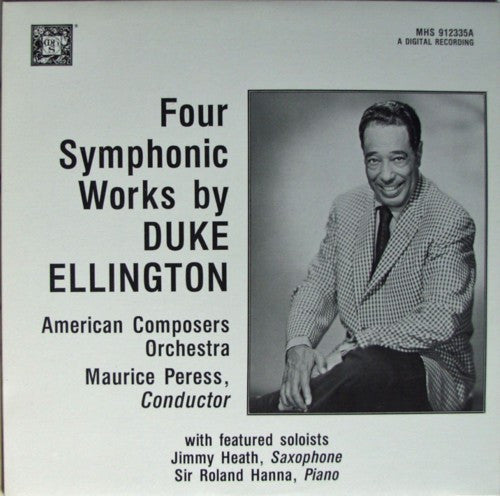 Duke Ellington, American Composers Orchestra, Maurice Peress : Four Symphonic Works By Duke Ellington (LP, Album, RM)