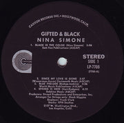 Nina Simone : Gifted & Black (LP, Album, Mon)