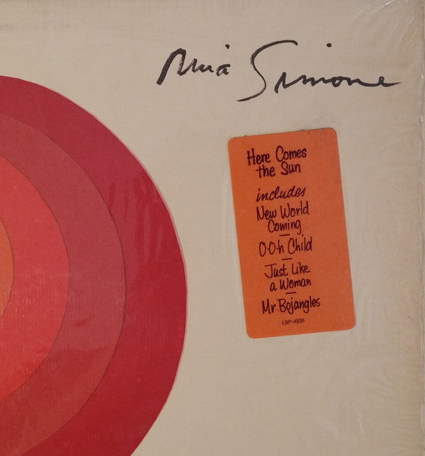 Nina Simone : Here Comes The Sun (LP, Album, Ind)