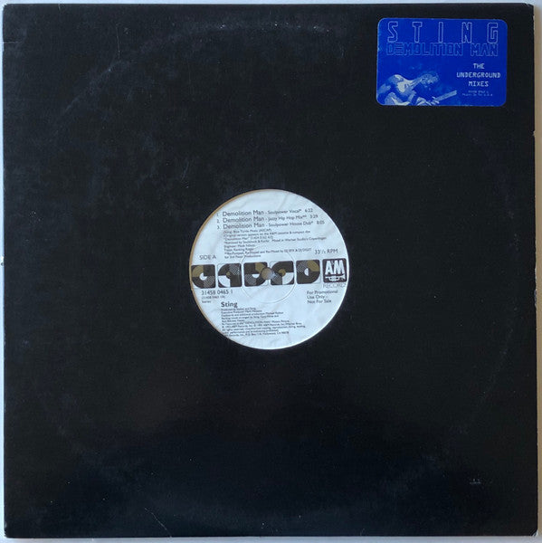 Sting : Demolition Man (The Underground Mixes) (12", Promo)