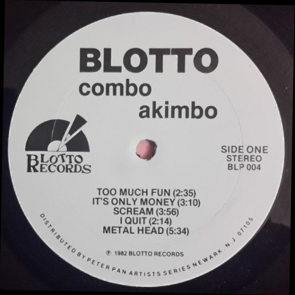 Blotto : Combo Akimbo (LP, Album)