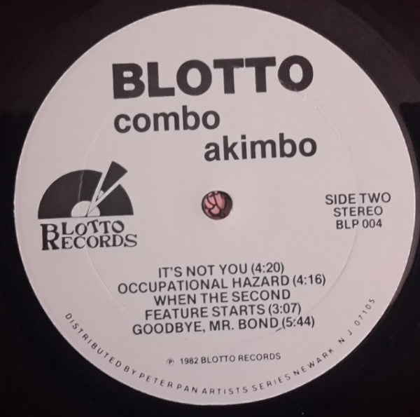 Blotto : Combo Akimbo (LP, Album)