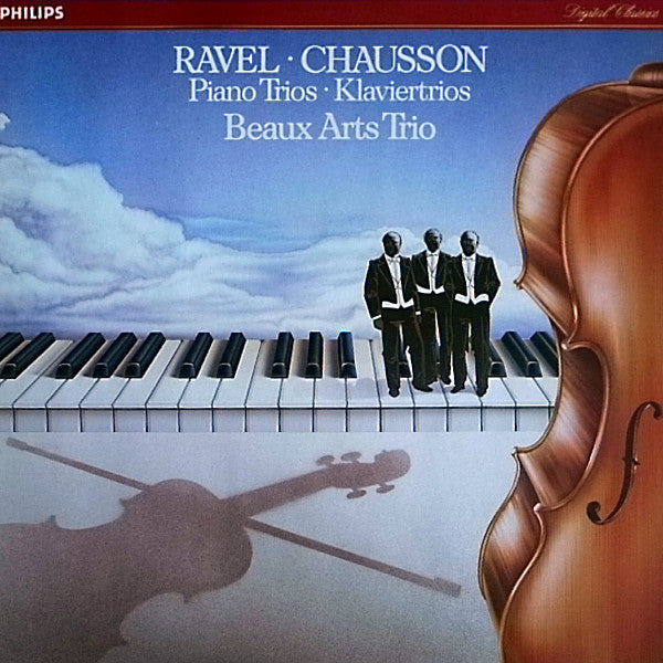 Beaux Arts Trio - Ravel* • Chausson* : Piano Trios • Klaviertrios (LP, Album)
