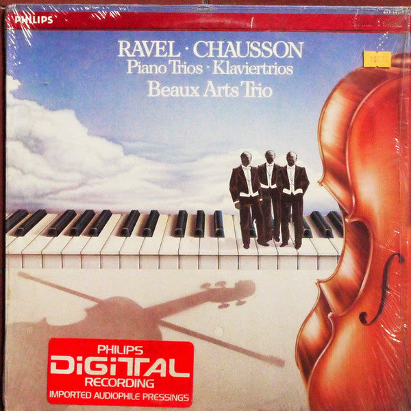 Beaux Arts Trio - Ravel* • Chausson* : Piano Trios • Klaviertrios (LP, Album)