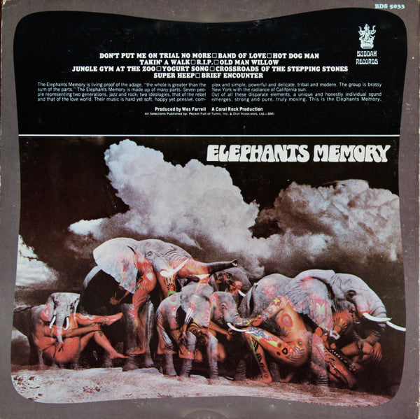 Elephants Memory : Elephants Memory (LP, Album, All)