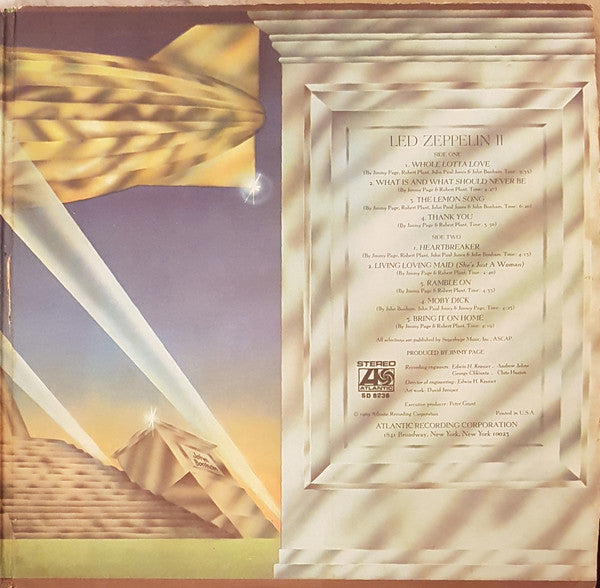 Led Zeppelin : Led Zeppelin II (LP, Album, RP, MO;)