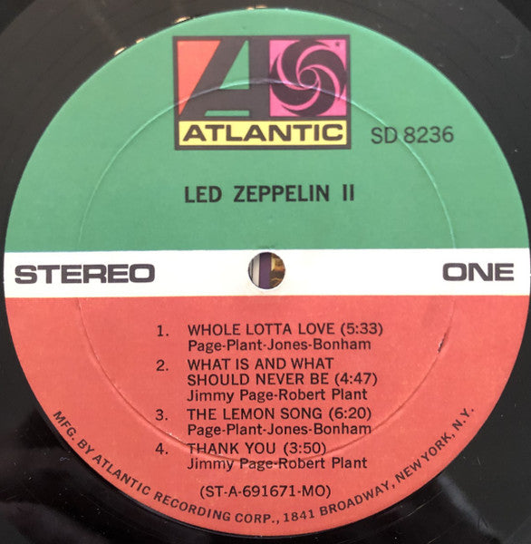 Led Zeppelin : Led Zeppelin II (LP, Album, RP, MO;)