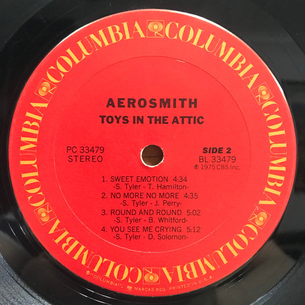 Aerosmith : Toys In The Attic (LP, Album, Fir)