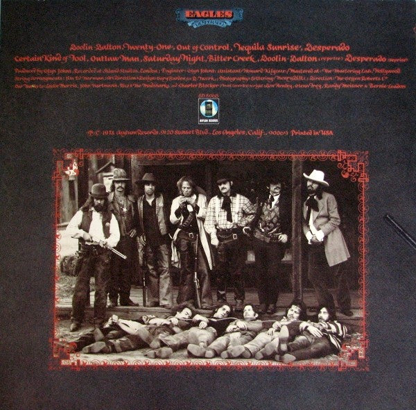 Eagles : Desperado (LP, Album, RE, PRC)