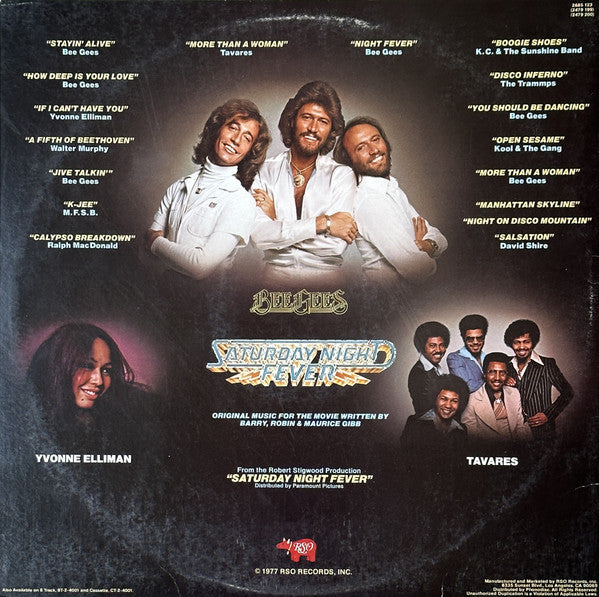 Various : Saturday Night Fever (The Original Movie Sound Track) (2xLP, Album, Comp, Ric)