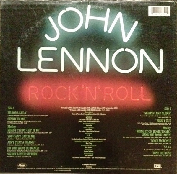 Buy John Lennon : Rock 'N' Roll (LP, Album, RE, Jac) Online for a