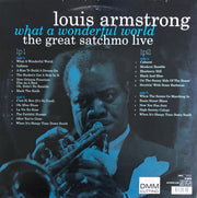 Louis Armstrong : What A Wonderful World: The Great Satchmo Live (2xLP, Comp, RM, Gat)