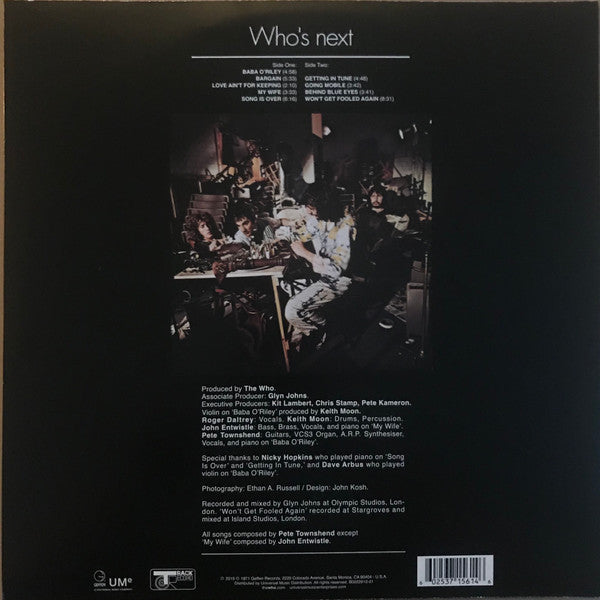 The Who : Who's Next (LP, Album, RE)