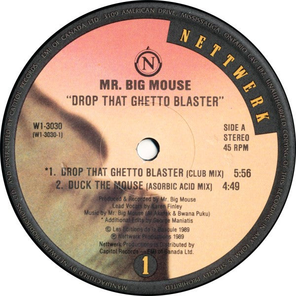 Mr. Big Mouse : Drop That Ghetto Blaster! (12")