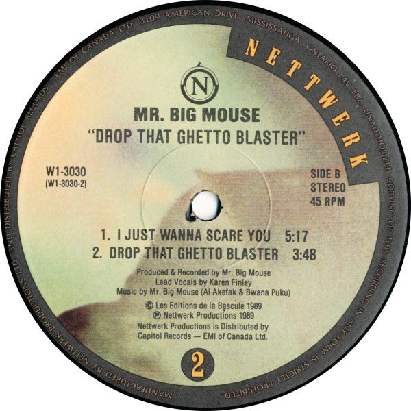 Mr. Big Mouse : Drop That Ghetto Blaster! (12")