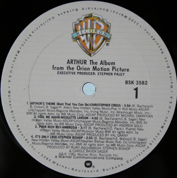 Various : Arthur (The Album) (LP, Album, Club, Ter)