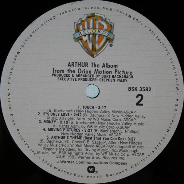 Various : Arthur (The Album) (LP, Album, Club, Ter)