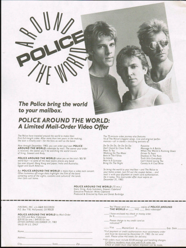 The Police : Synchronicity (LP, Album, YBR)