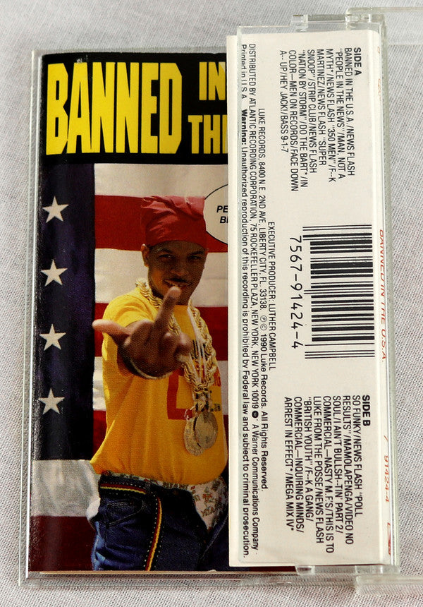 Luke featuring The 2 Live Crew : Banned In The U.S.A. (Cass, Album)