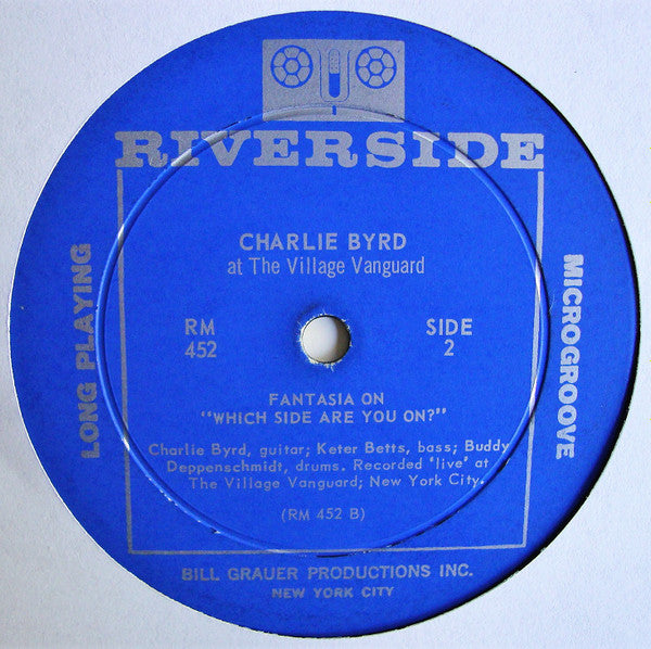 Charlie Byrd : At The Village Vanguard (LP, Album, Mono, RE)