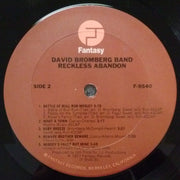 David Bromberg Band : Reckless Abandon (LP, Album, Ter)