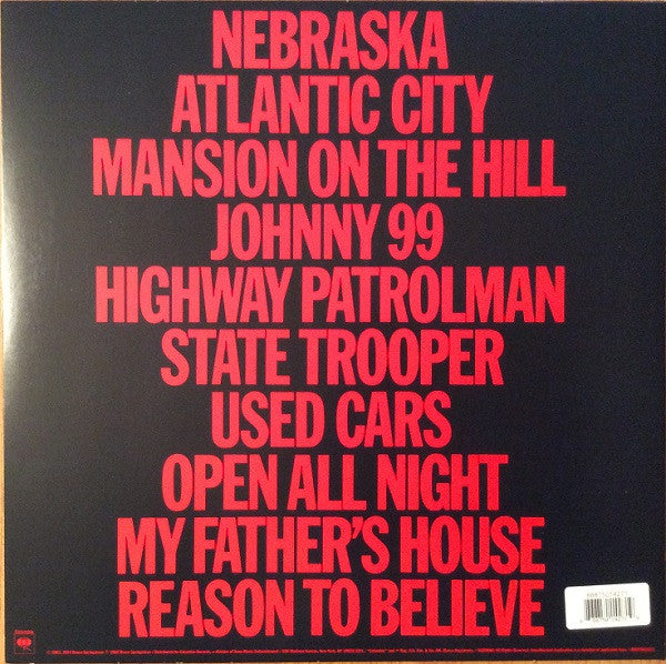 Bruce Springsteen : Nebraska (LP, Album, RSD, RE, RM, 180)