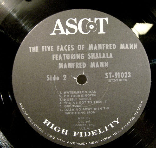 Manfred Mann : The Five Faces Of Manfred Mann (LP, Album, Club, Cap)