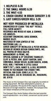 Metallica : The $9.98 C.D. - Garage Days Re-Revisited (CD, EP)