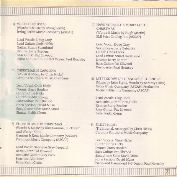 The Marshall Tucker Band : Carolina Christmas (CD, Album)