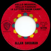 Allan Sherman : Hello Mudduh, Hello Fadduh! (A Letter From Camp) / (Rag Mop) Rat Fink (7", Single)