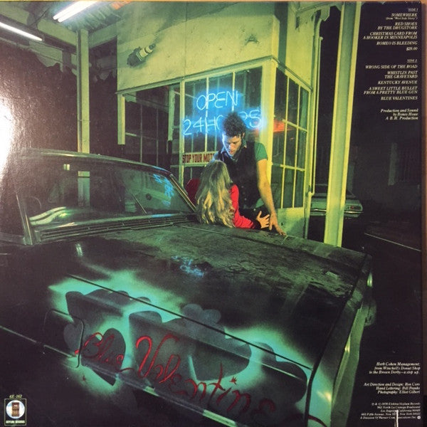 Tom Waits : Blue Valentine (LP, Album, Gat)
