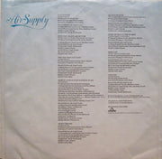 Air Supply : Greatest Hits (LP, Comp, Ind)