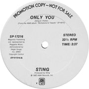 The Police / Sting : I Burn For You / Only You (12", Promo)