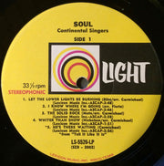 The Continental Singers* : Soul (LP, Album, Gat)